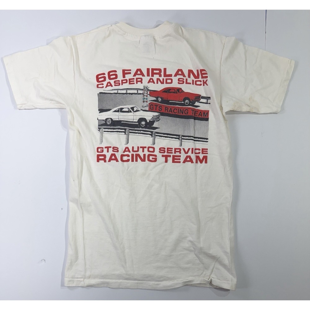 Vintage 66 Fairlane GTS Racing Team T Shirt Casper Slick Auto Service USA‎